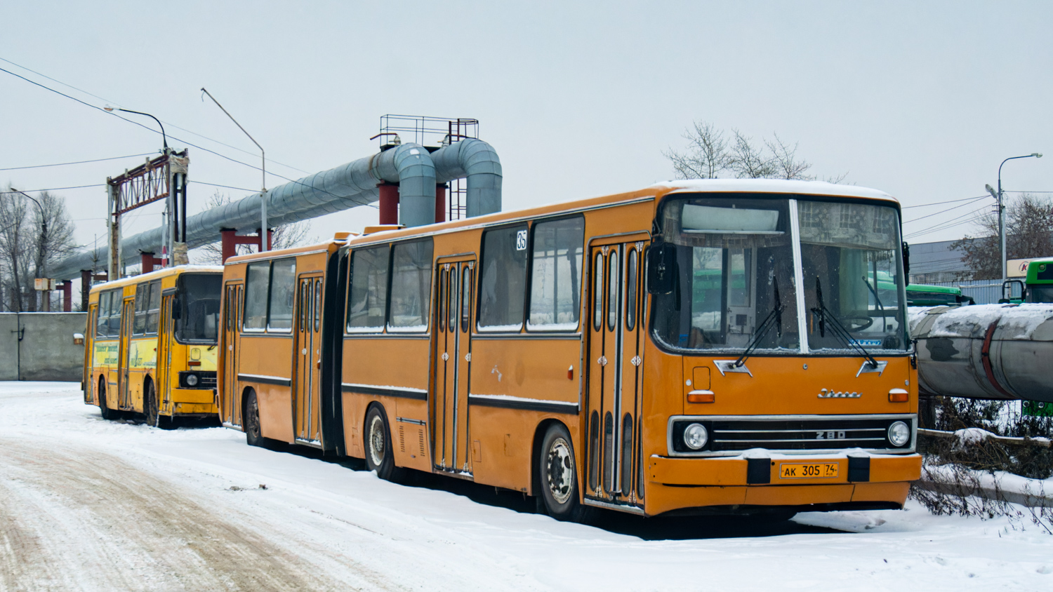 Челябинская область, Ikarus 260.01 № АС 558 66; Челябинская область, Ikarus 280.02 № АК 305 74