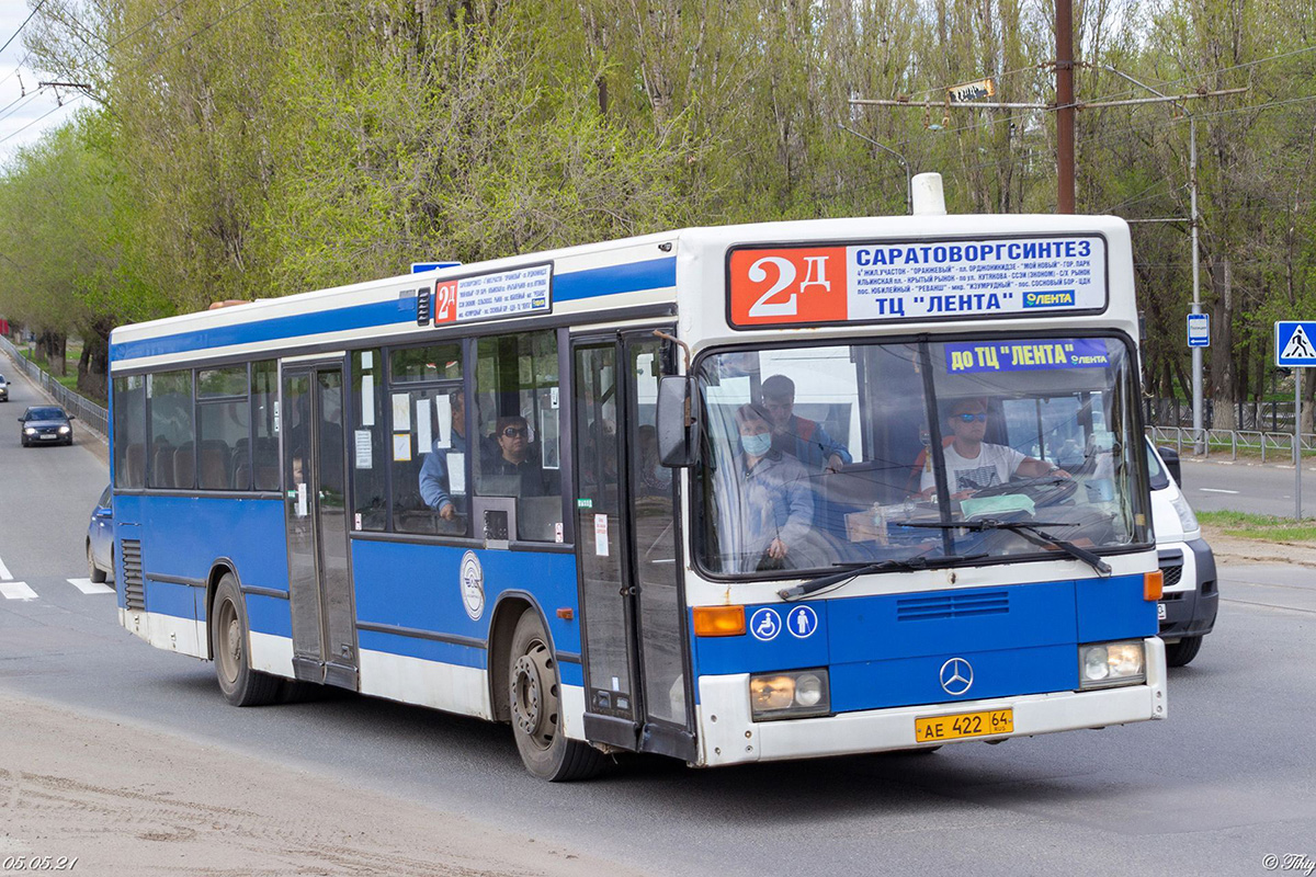 Саратовская область, Mercedes-Benz O405N № АЕ 422 64