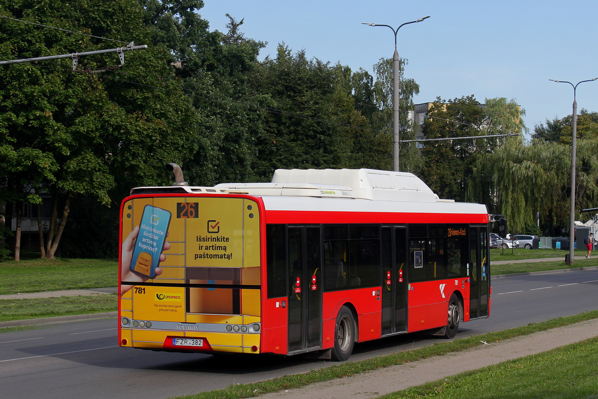 Литва, Solaris Urbino III 12 CNG № 781