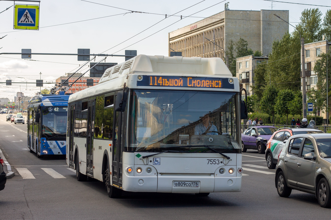 Санкт-Петербург, ЛиАЗ-5292.71 № 7553