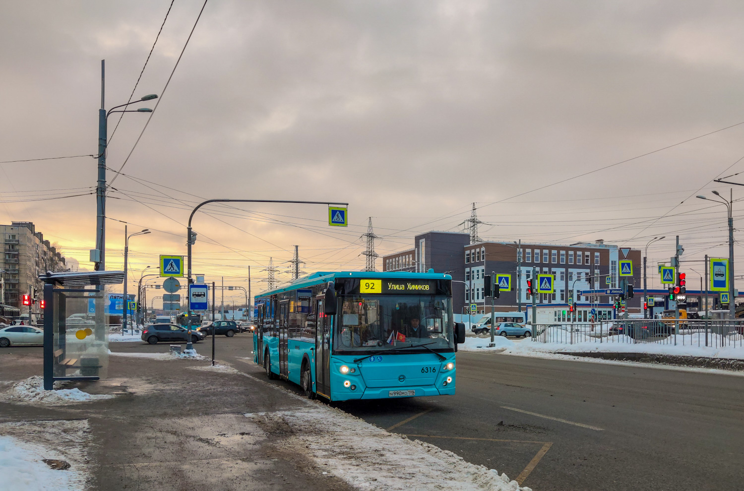 Санкт-Петербург, ЛиАЗ-5292.65 № 6316