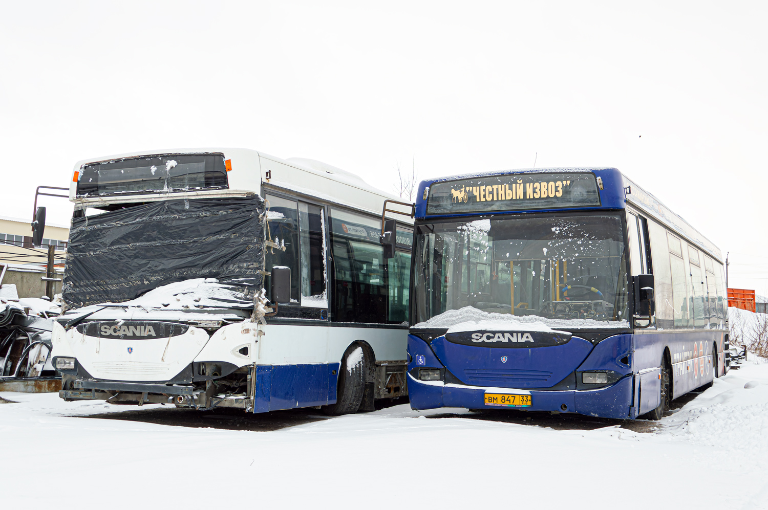 Пензенская область, Scania OmniLink I (Скания-Питер) № ЕЕ 112 33; Пензенская область, Scania OmniLink I (Скания-Питер) № ВМ 847 33