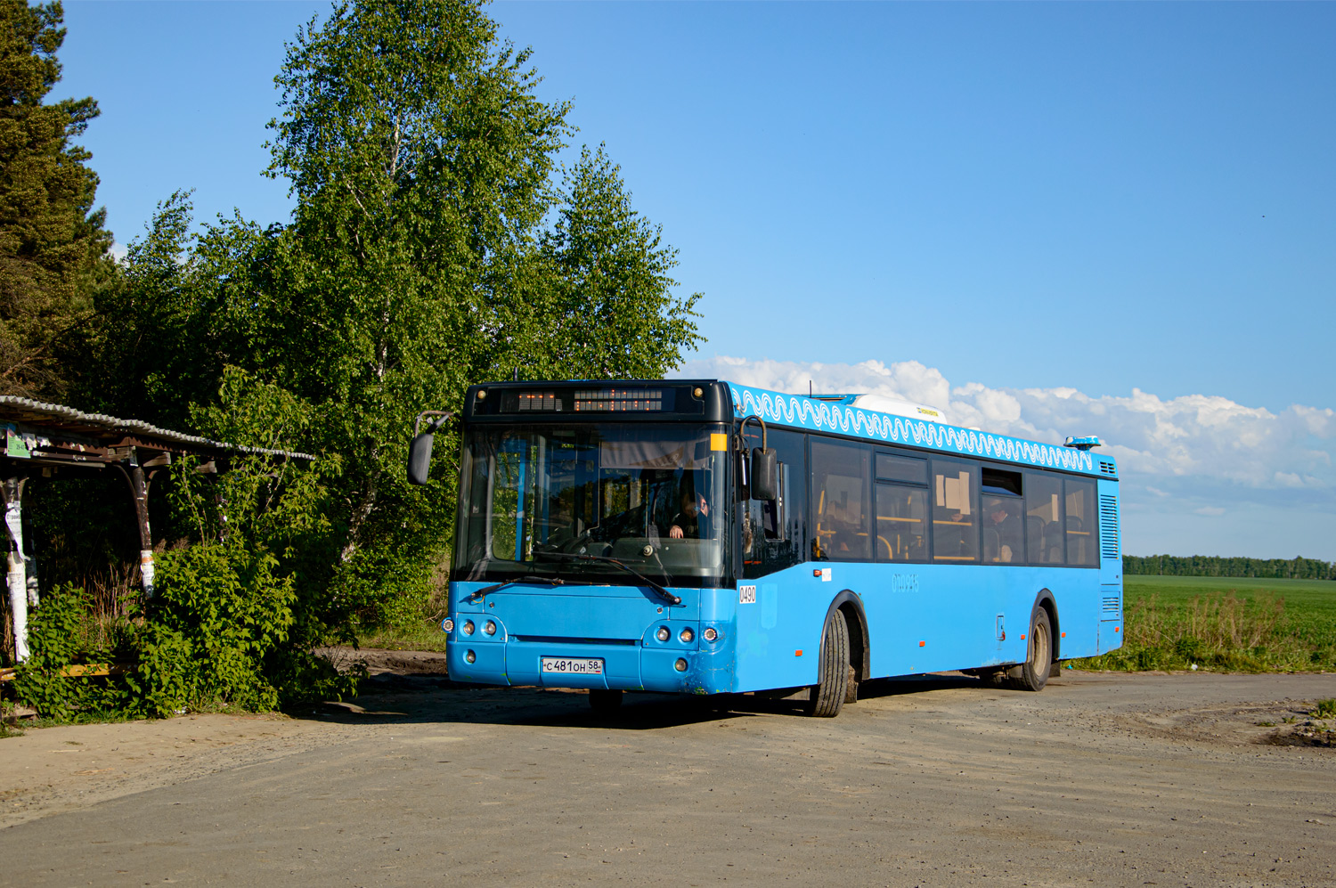 Penza region, LiAZ-5292.22 (2-2-2) № 490