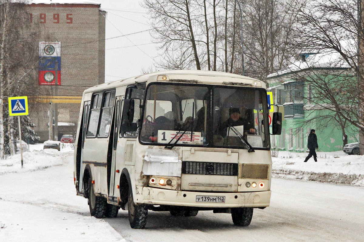 Кемеровская область - Кузбасс, ПАЗ-32054 № У 139 НМ 142