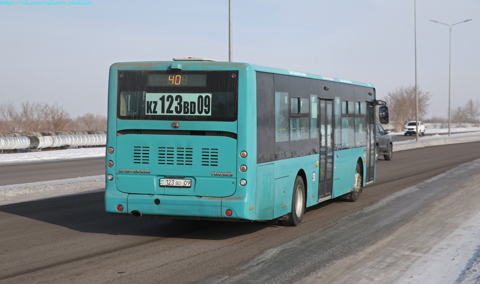 Карагандинская область, Yutong ZK6118HGA № 123 BD 09