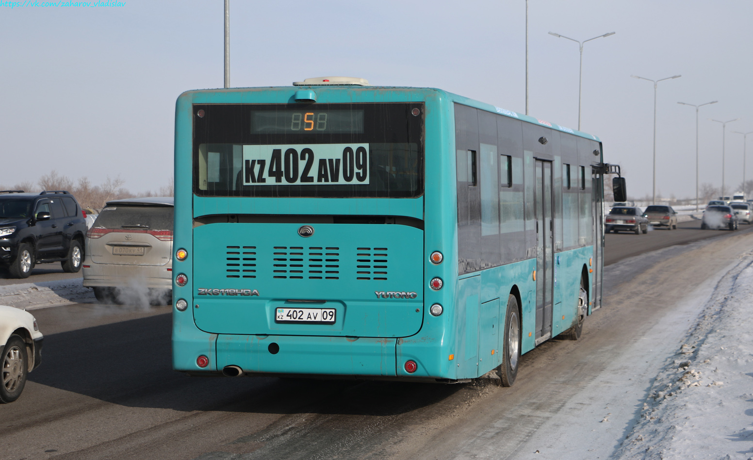 Карагандинская область, Yutong ZK6118HGA (QazTehna) № 402 AV 09