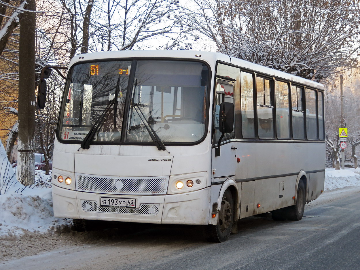 Кировская область, ПАЗ-320412-05 "Вектор" № В 193 УР 43