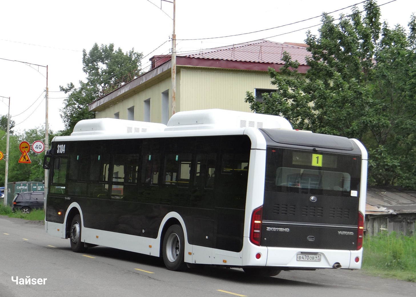 Камчатский край, Yutong ZK6116HG № 3184