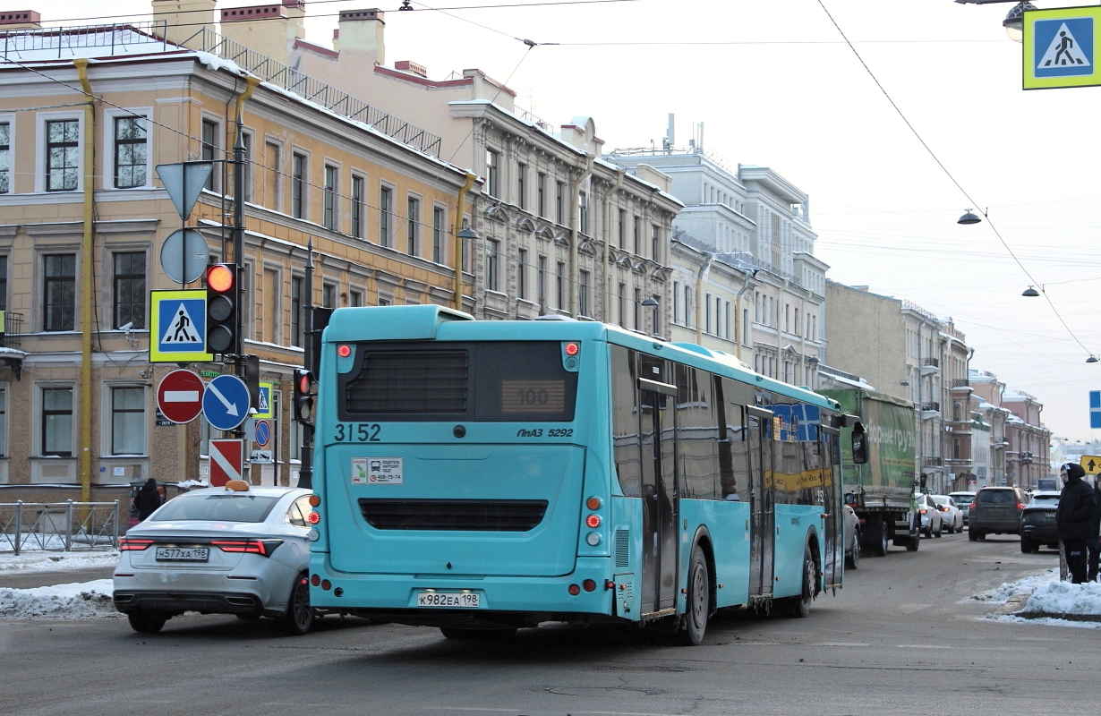 Sankt Petersburg, LiAZ-5292.65 Nr 3152