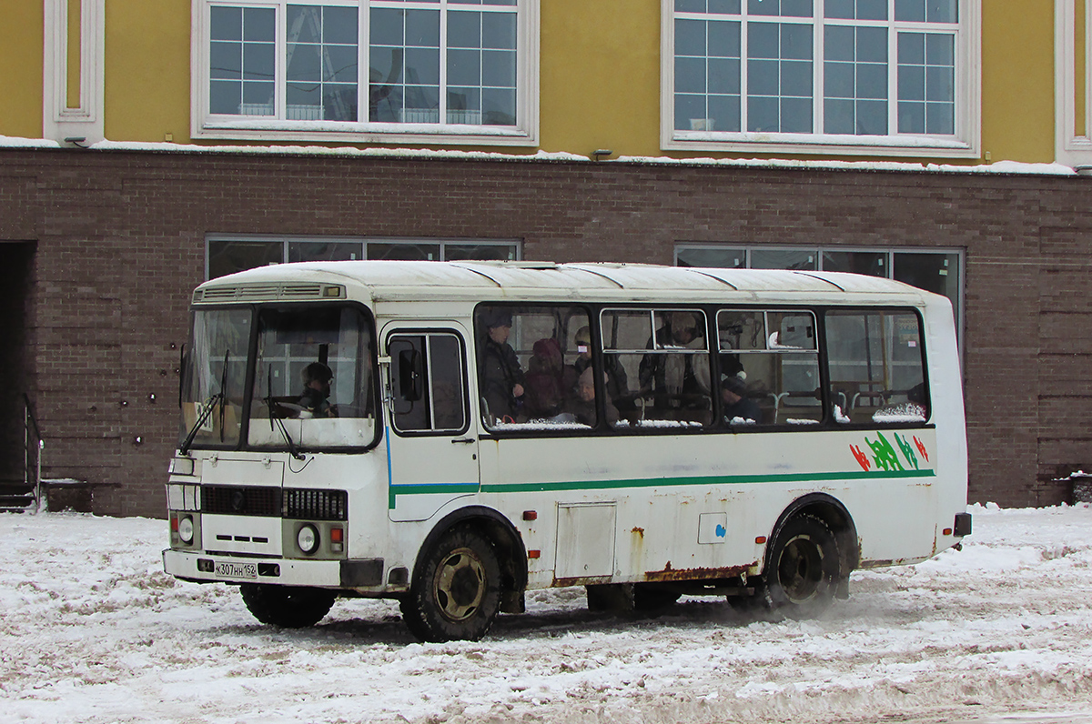 Нижегородская область, ПАЗ-32054 № К 307 НН 152