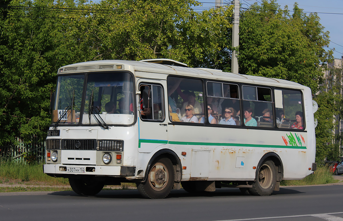 Нижегородская область, ПАЗ-32054 № К 307 НН 152