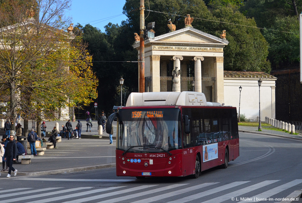 Италия, Menarinibus Citymood 12 CNG № 2421