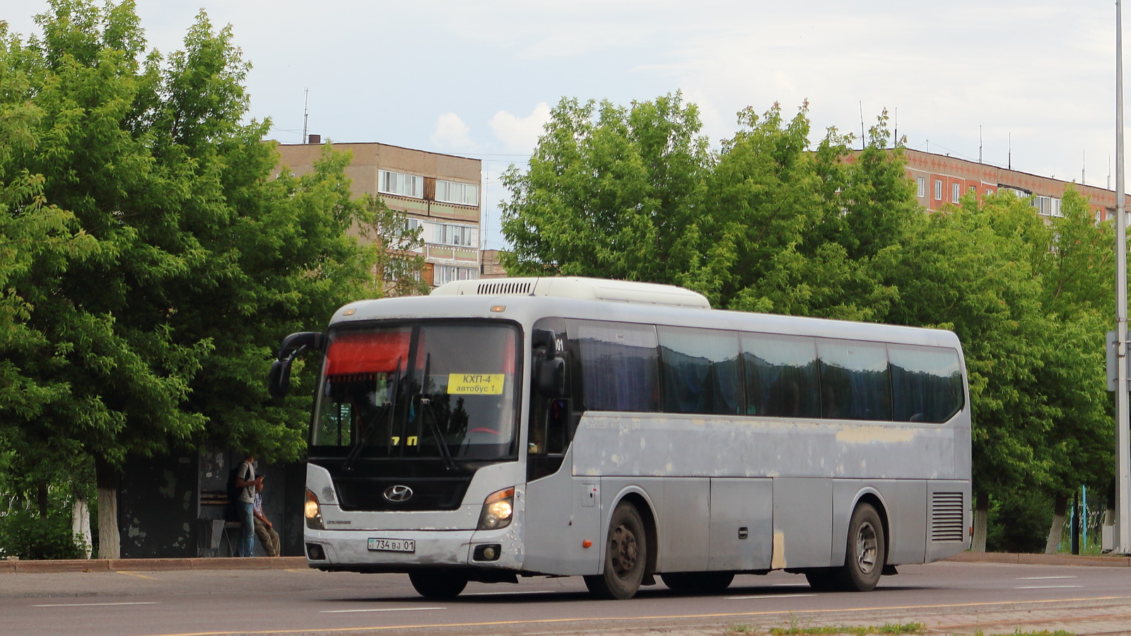 Астана, Hyundai Universe Space Luxury № 734 BJ 01