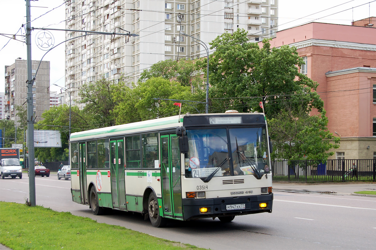 Москва, Ikarus 415.33 № 03514