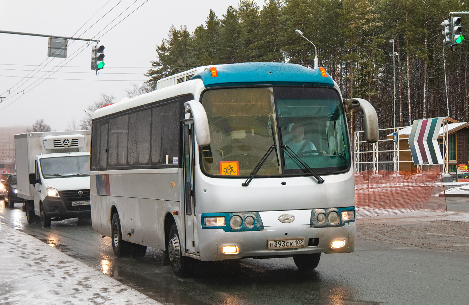 Башкортостан, Hyundai AeroTown № Н 393 СК 102