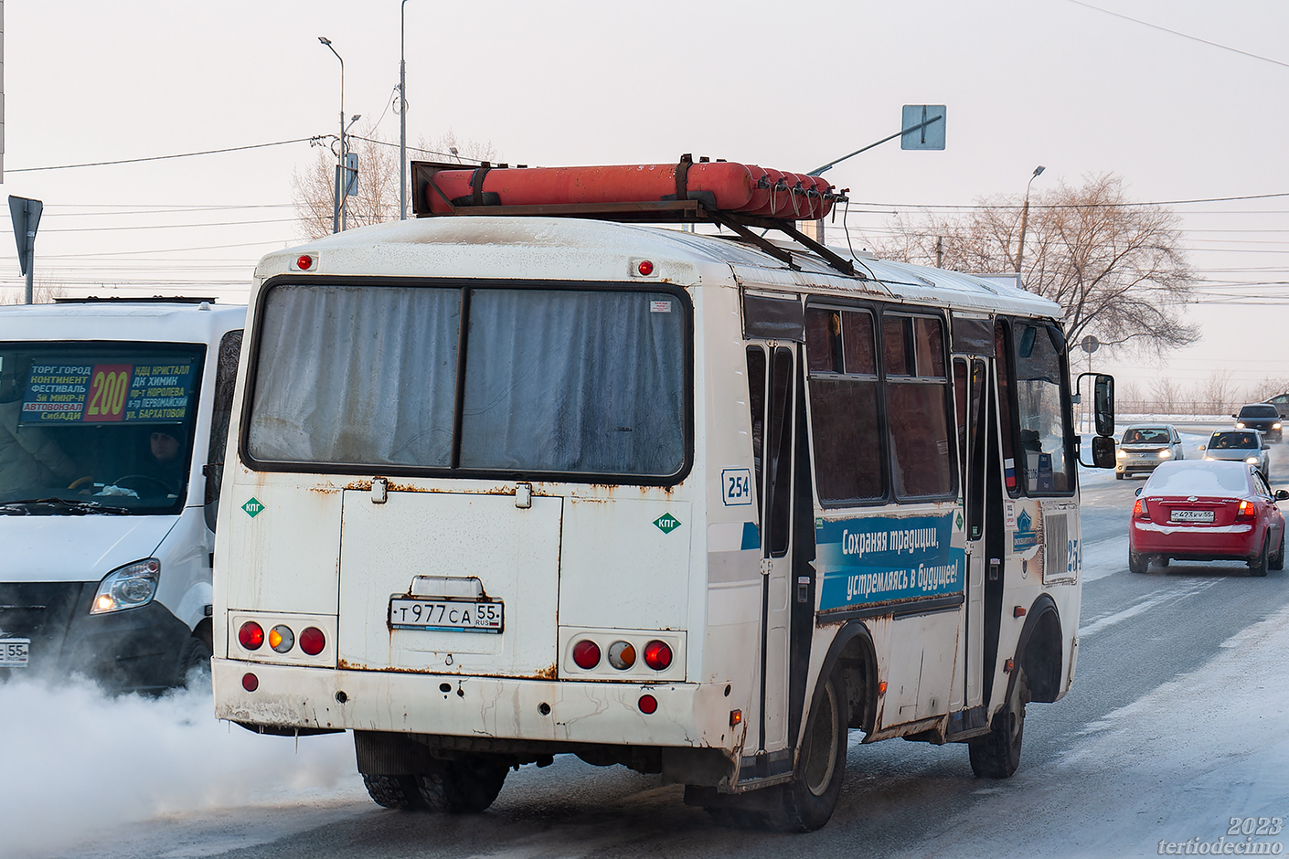 Омская область, ПАЗ-32054 № 254