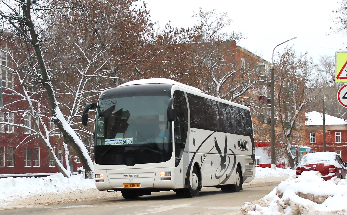 Удмуртия, MAN R07 Lion's Coach RHC444 № ОА 520 18