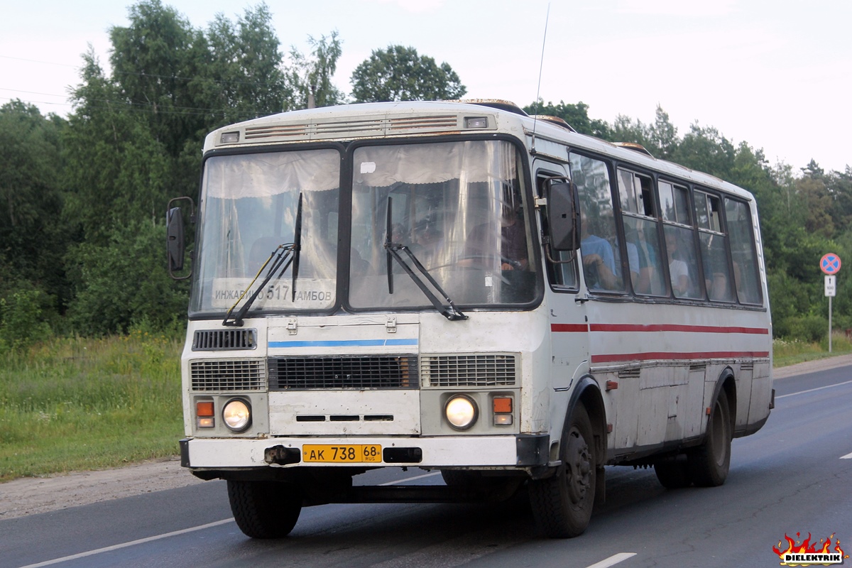 Тамбовская область, ПАЗ-423402 № АК 738 68