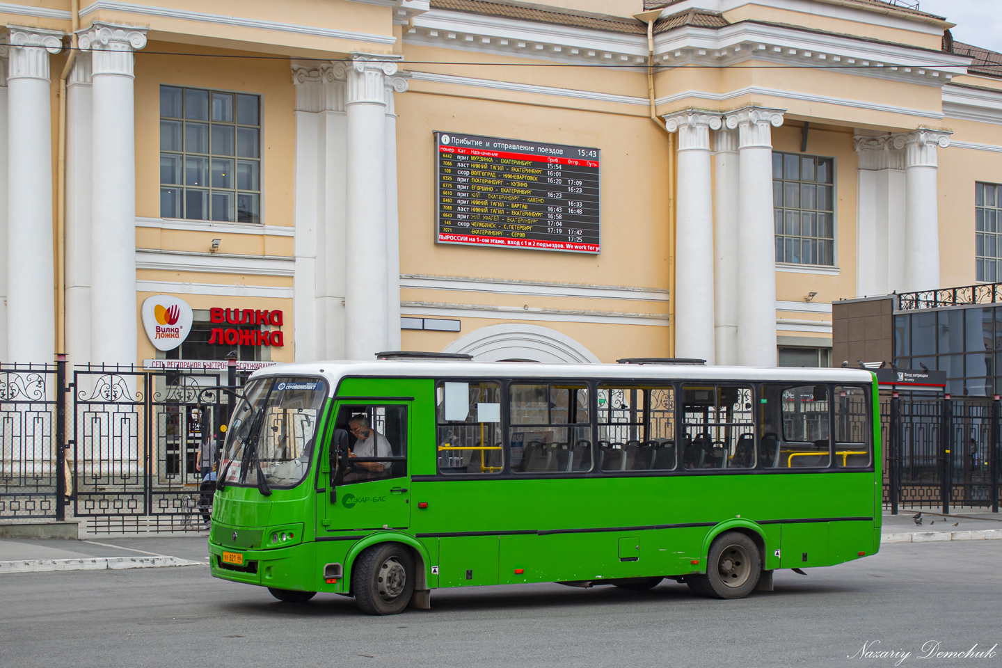 Свердловская область, ПАЗ-320412-05 "Вектор" № КК 821 66