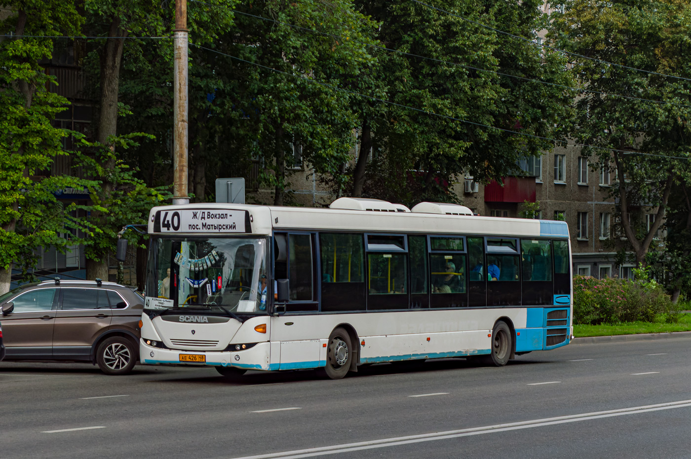 Липецкая область, Scania OmniLink II (Скания-Питер) № АЕ 426 48