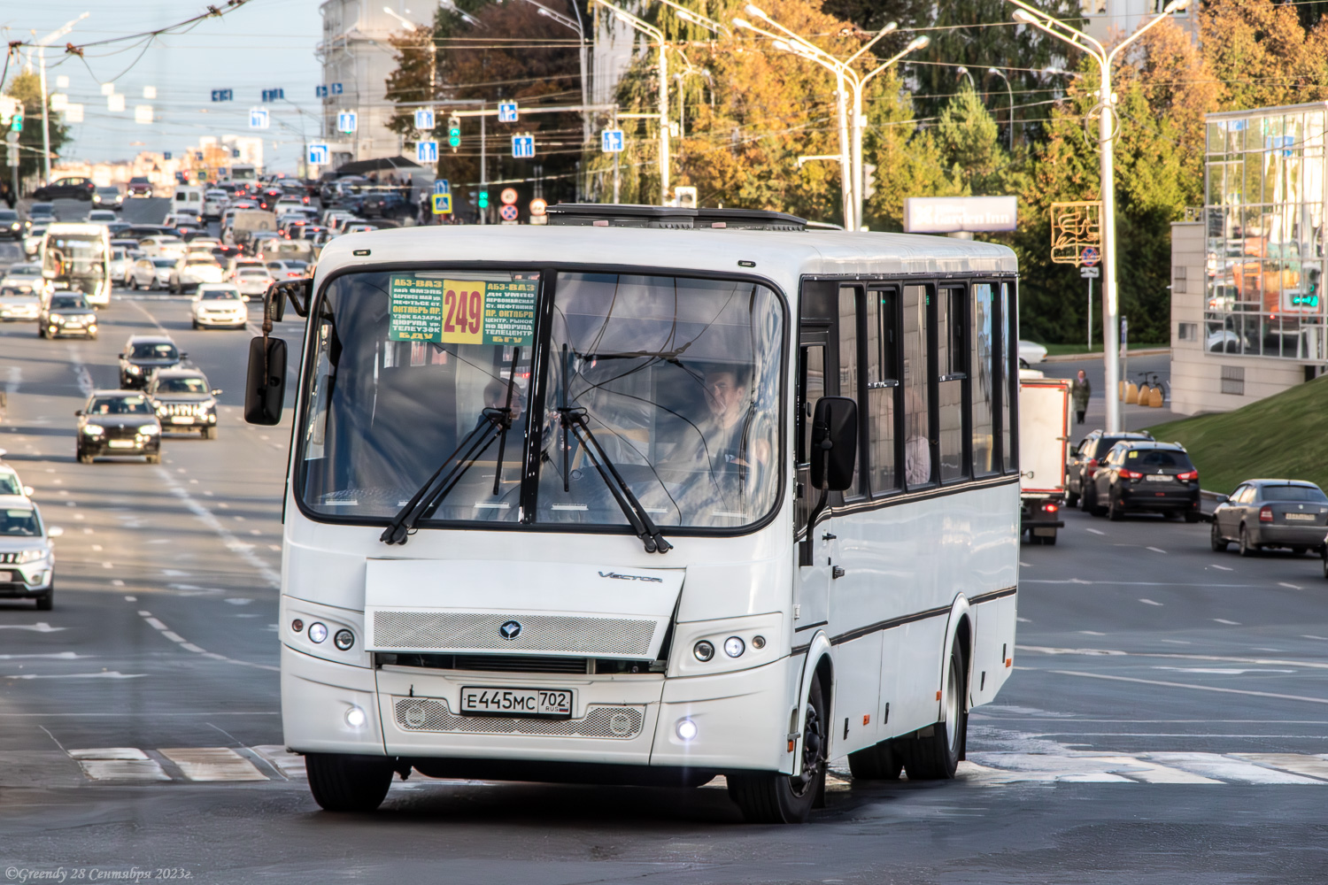 Башкортостан, ПАЗ-320412-14 "Вектор" № Е 445 МС 702