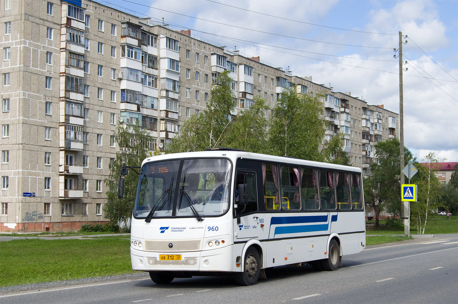 Тюменская область, ПАЗ-320414-05 "Вектор" (1-2) № 960