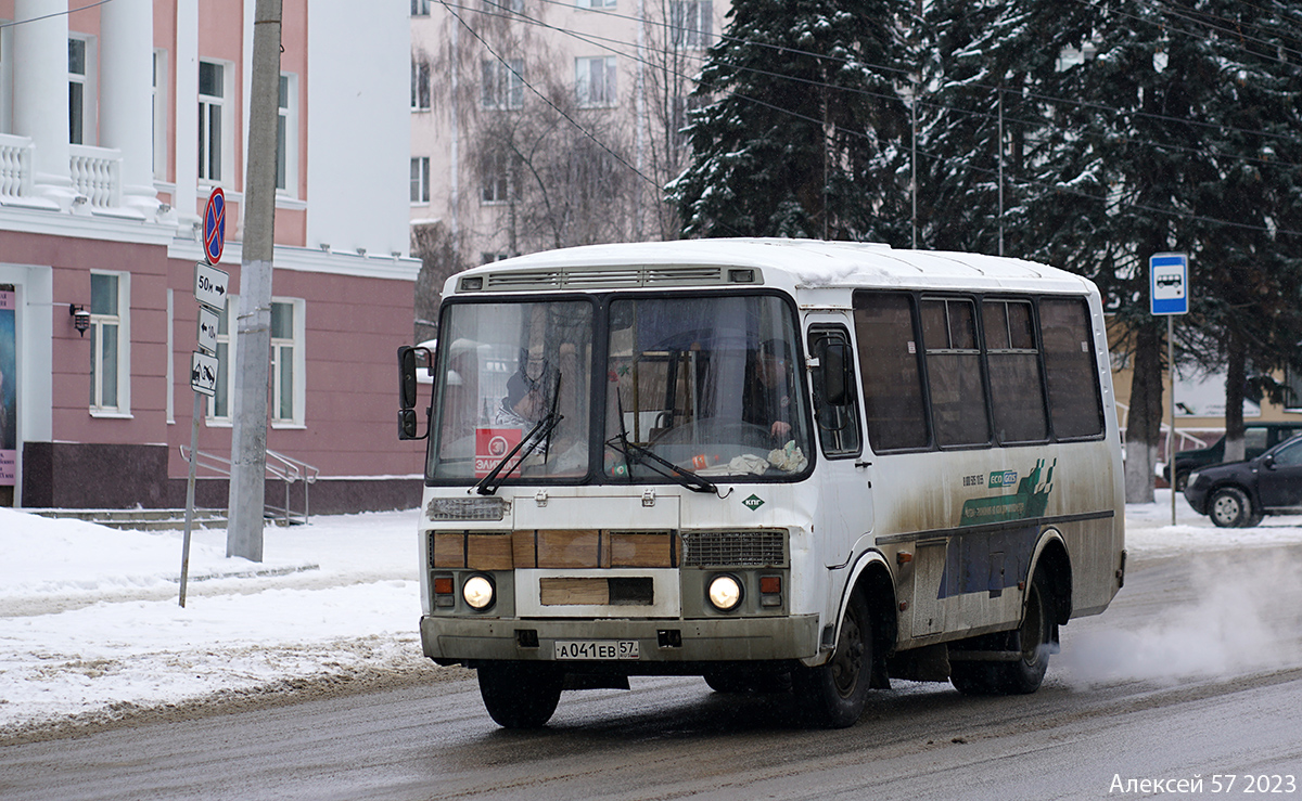 Орловская область, ПАЗ-32053 № А 041 ЕВ 57