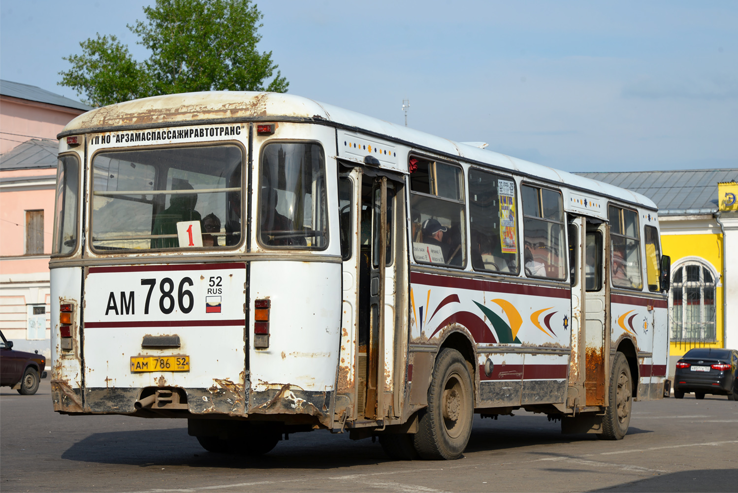 Nizhegorodskaya region, LiAZ-677M (BARZ) Nr. АМ 786 52