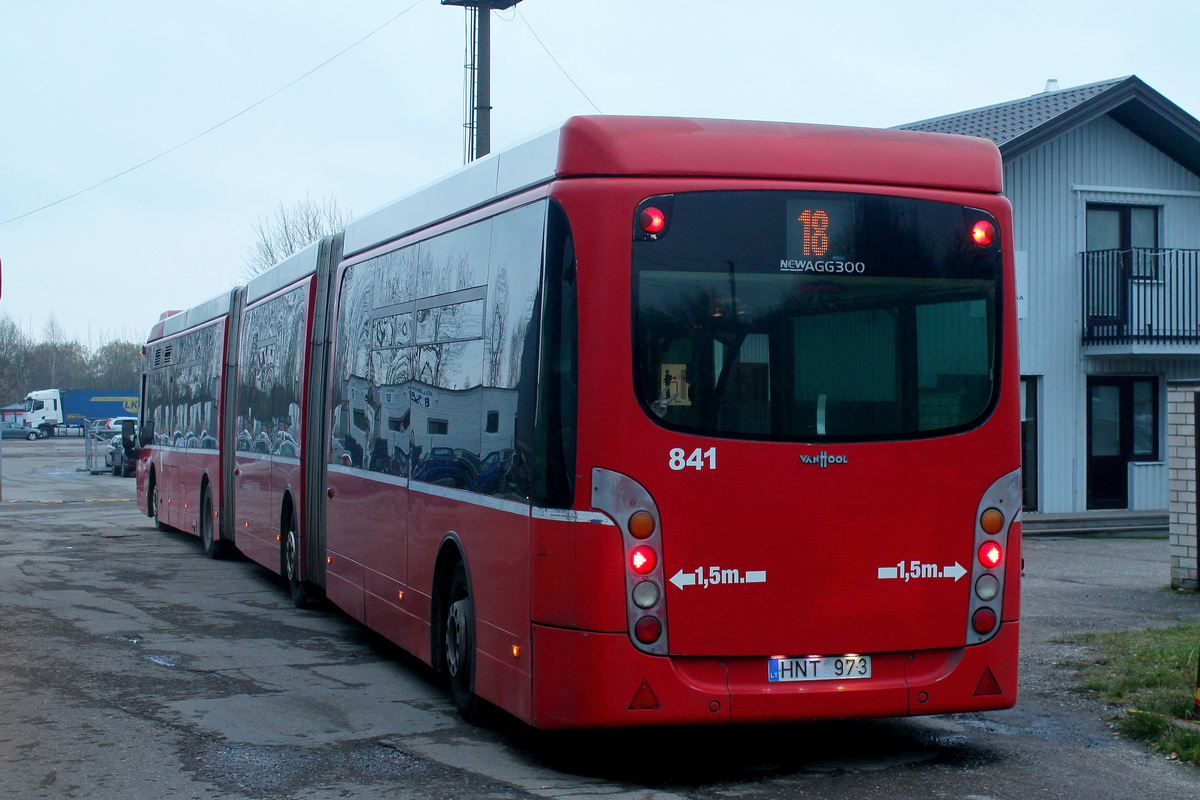 Литва, Van Hool New AGG300 № 841