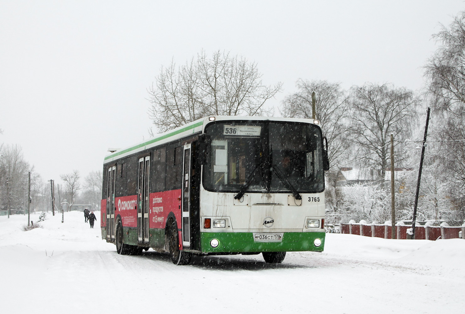 Ленинградская область, ЛиАЗ-5256.60 № 3765