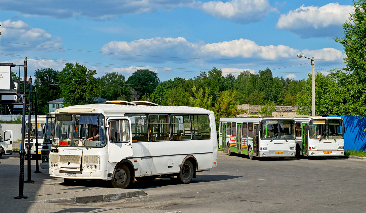 Obwód niżnonowogrodzki, PAZ-32054 Nr Р 583 ОС 152; Obwód niżnonowogrodzki — Bus stations, End Stations
