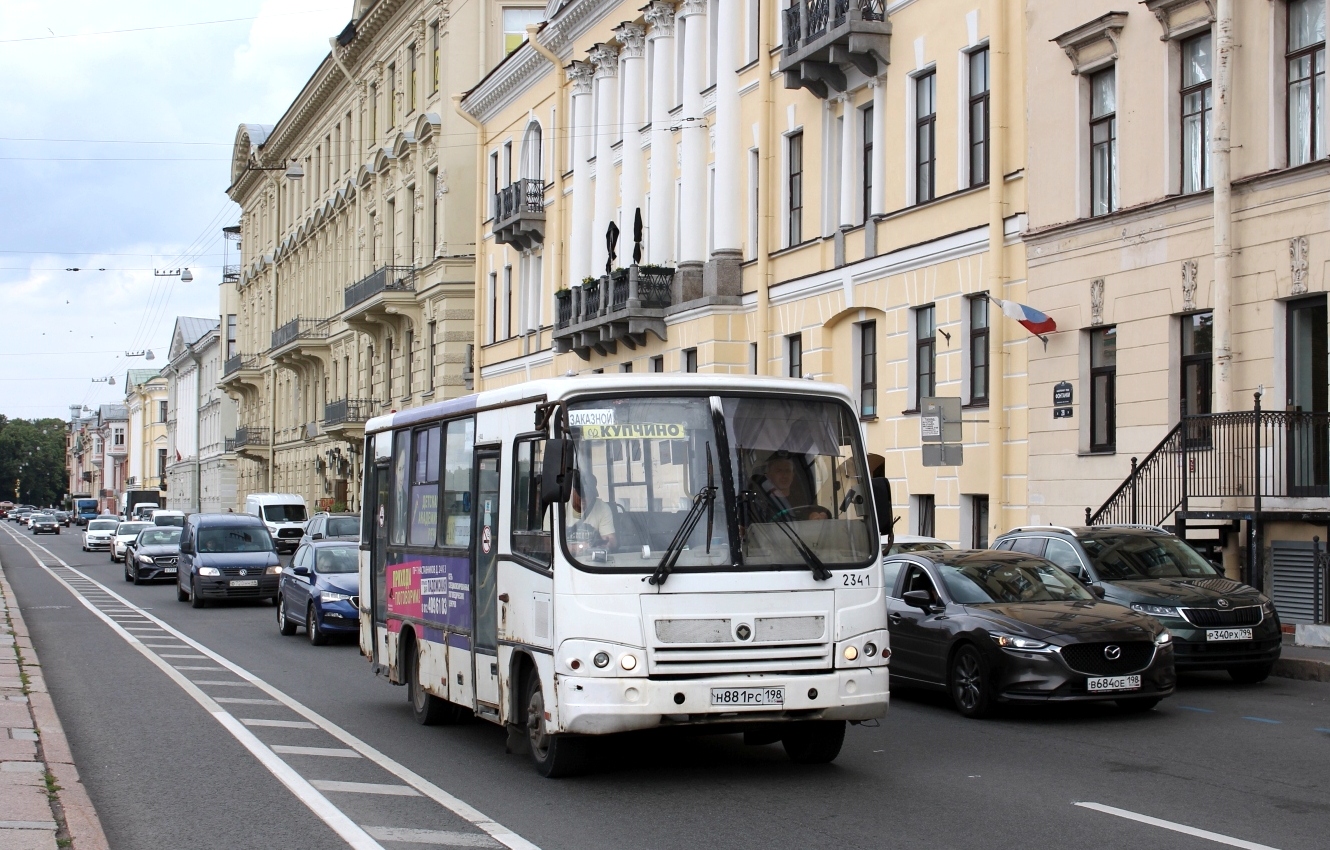 Санкт-Петербург, ПАЗ-320402-05 № Н 881 РС 198