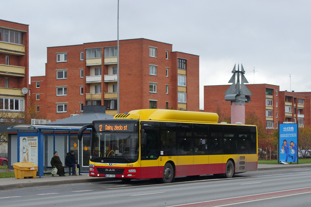 Литва, MAN A21 Lion's City NL273 CNG № 1147