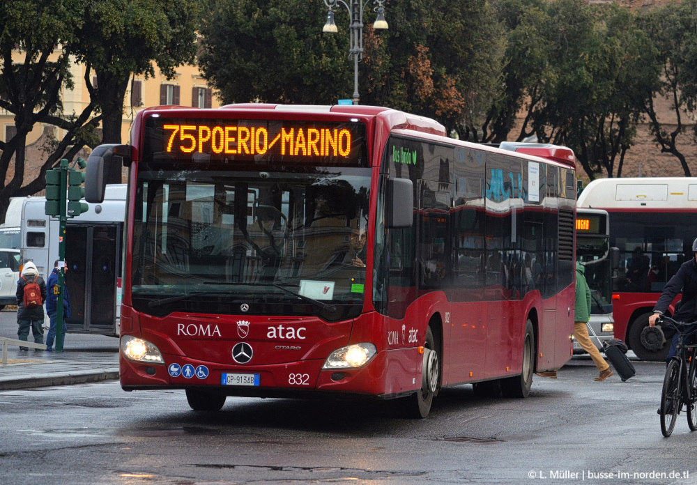 Италия, Mercedes-Benz Citaro C2 hybrid № 832