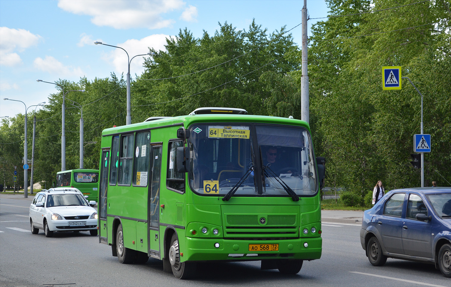 Тюменская область, ПАЗ-320302-08 № АО 568 72