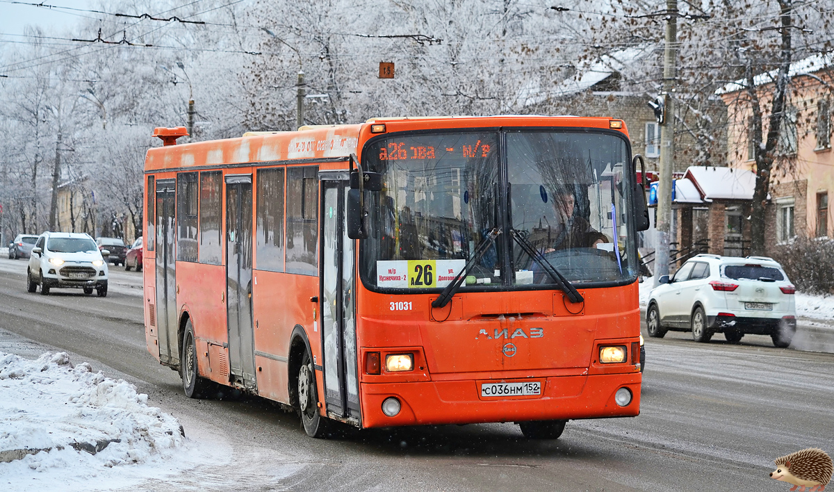 Нижегородская область, ЛиАЗ-5293.60 № 31031