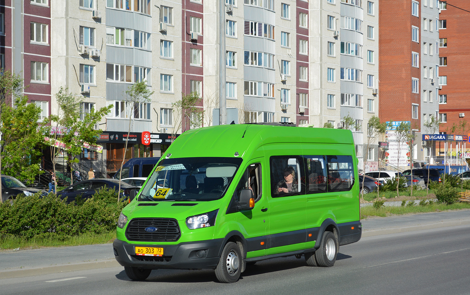 Тюменская область, Ford Transit FBD [RUS] (Z6F.ESG.) № АО 303 72