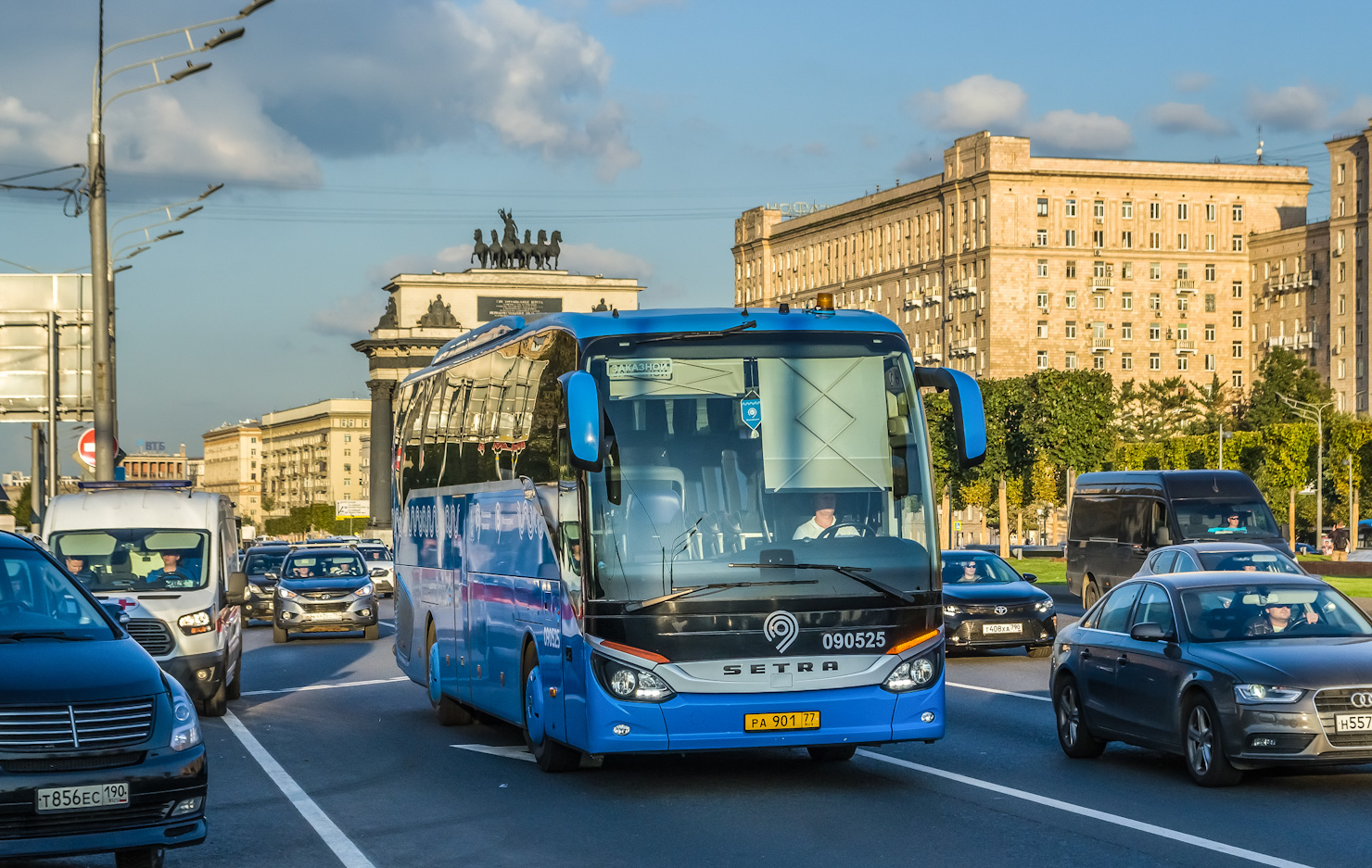 Μόσχα, Setra S515HD (Russland) # 090525