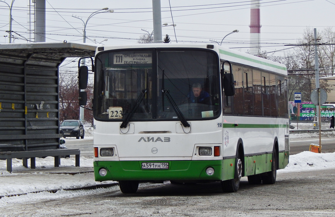 Свердловская область, ЛиАЗ-5256.60 № 196