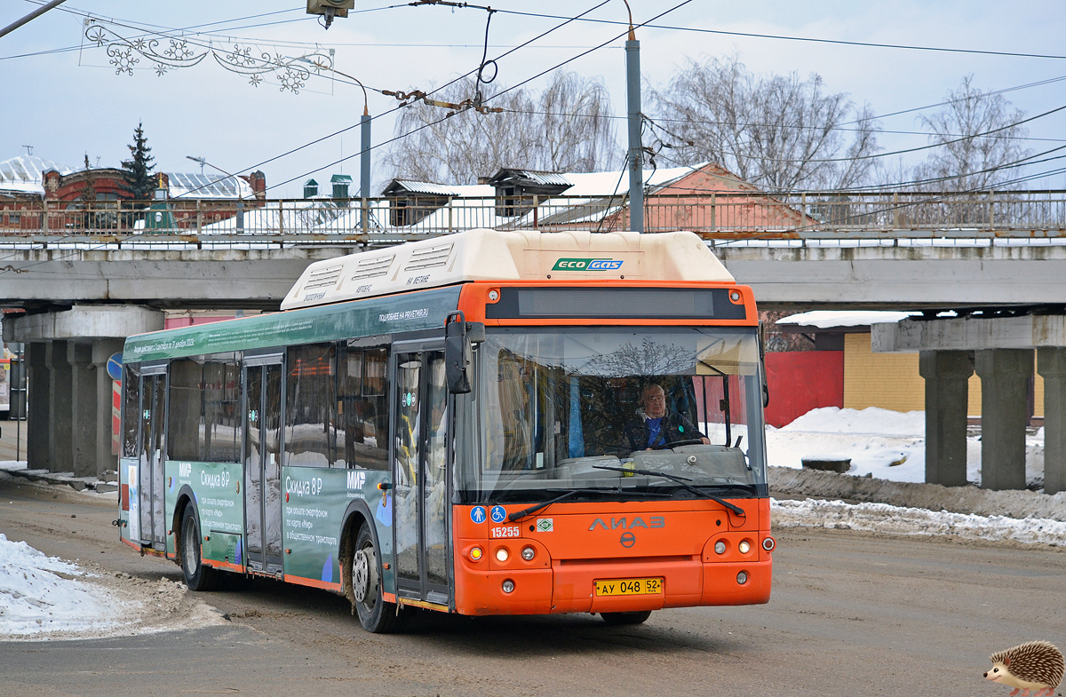 Нижегородская область, ЛиАЗ-5292.67 (CNG) № 15255