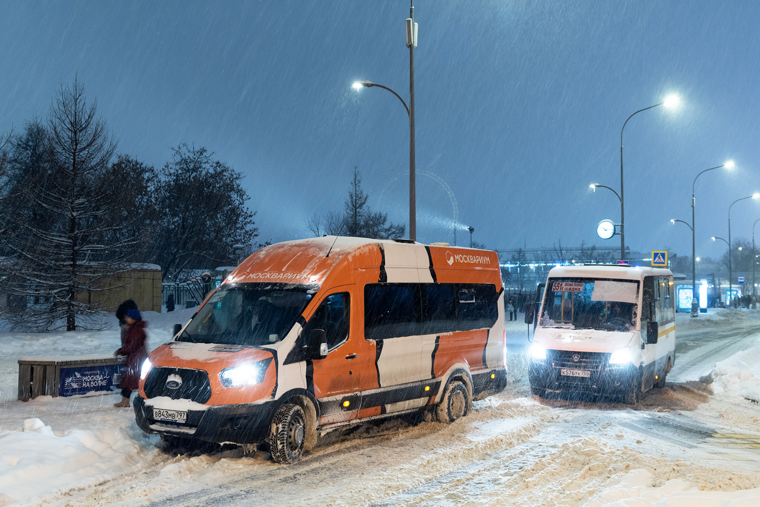 Москва, Ford Transit FBD [RUS] (X2F.ESG.) № В 843 МВ 797; Московская область, Луидор-225019 (ГАЗ Next) № К 576 ТК 750