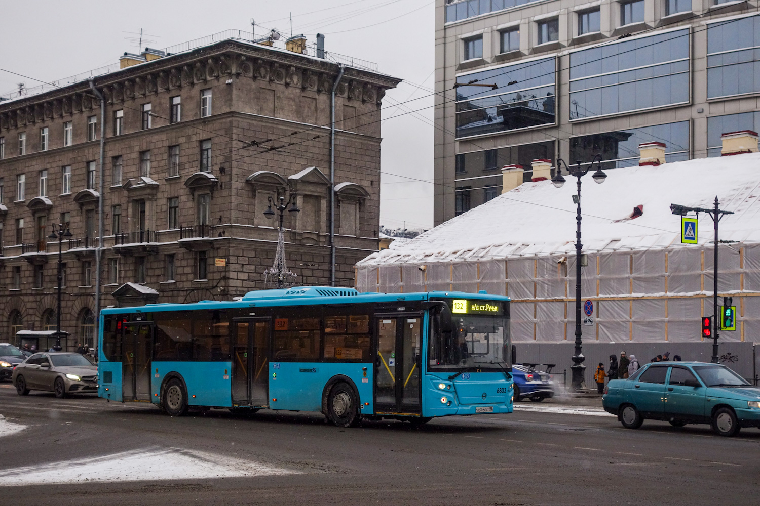 Санкт-Петербург, ЛиАЗ-5292.65 № 6803