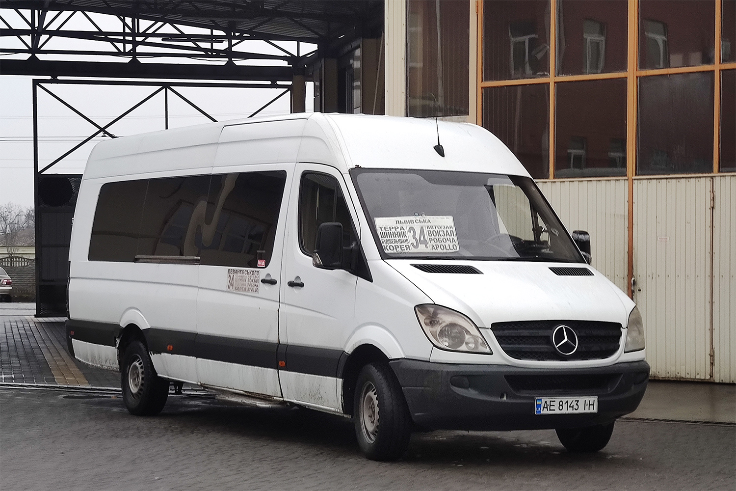 Днепропетровская область, Mercedes-Benz Sprinter W906 316CDI № AE 8143 IH