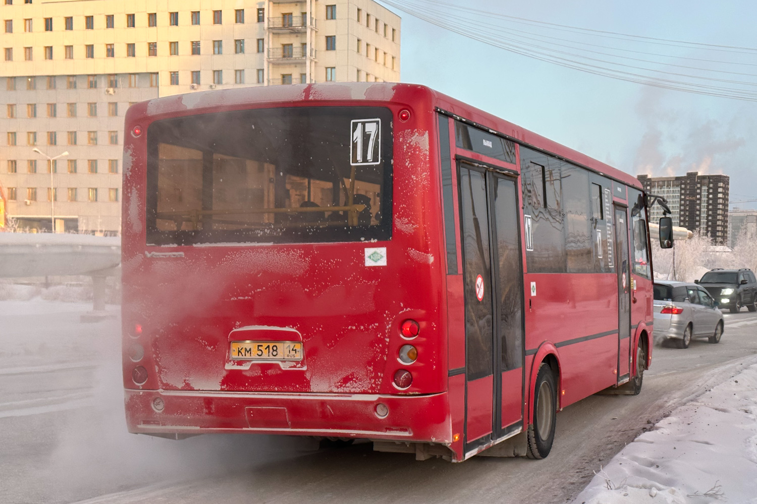 Саха (Якутия), ПАЗ-320414-14 "Вектор" № КМ 518 14