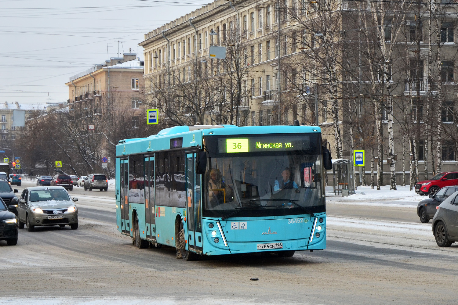 Санкт-Петербург, МАЗ-203.947 № 38452