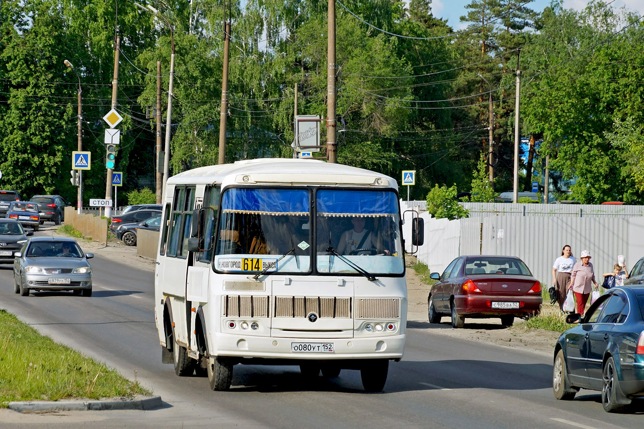 Нижегородская область, ПАЗ-32053 № О 080 УТ 152