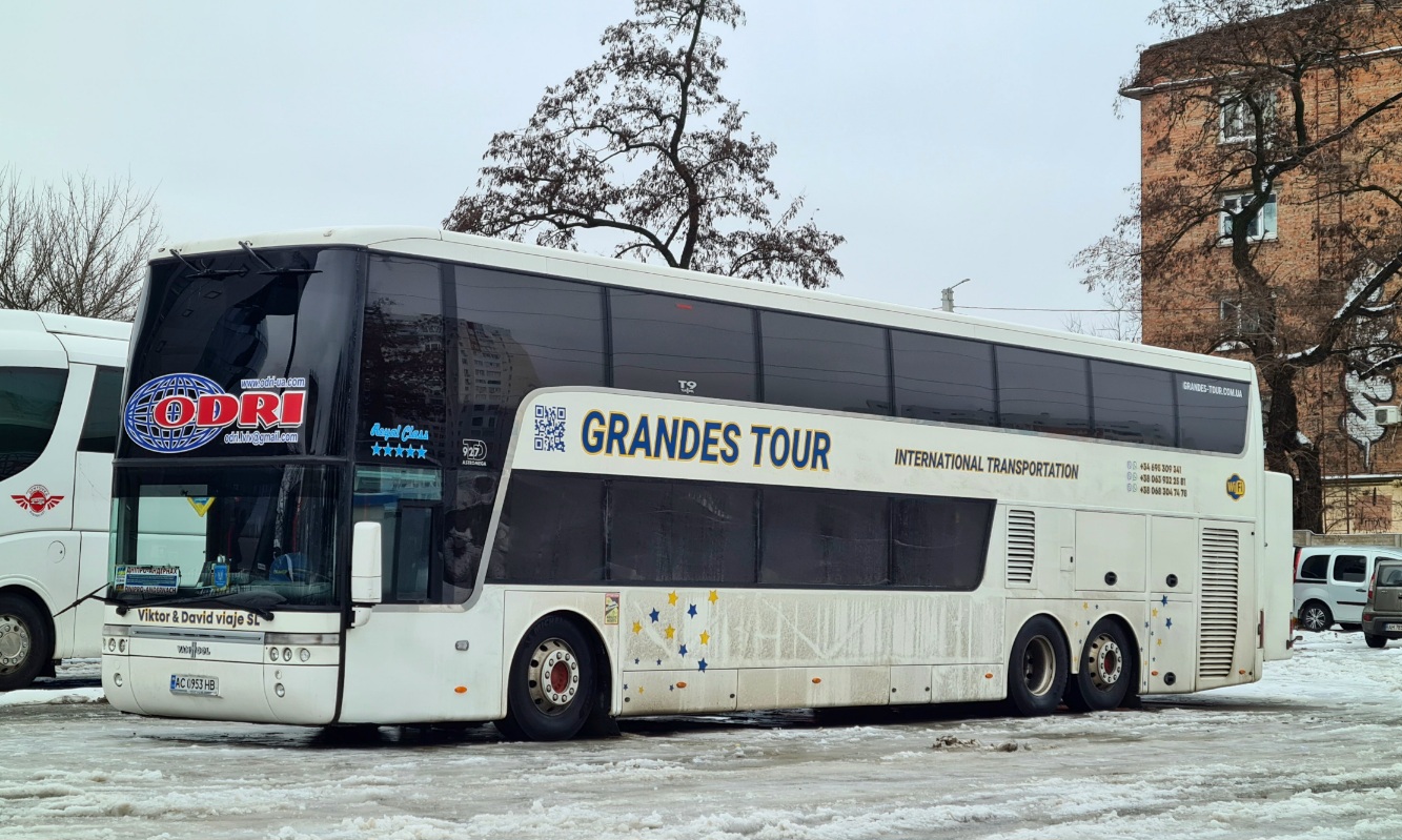 Lvov region, Van Hool TD927 Astromega sz.: AC 0953 HB