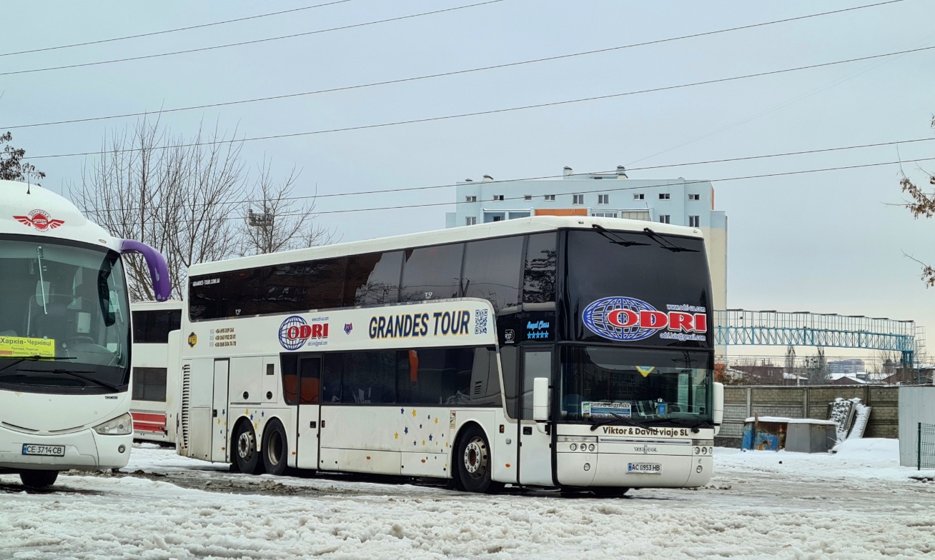 Lvov region, Van Hool TD927 Astromega Nr. AC 0953 HB