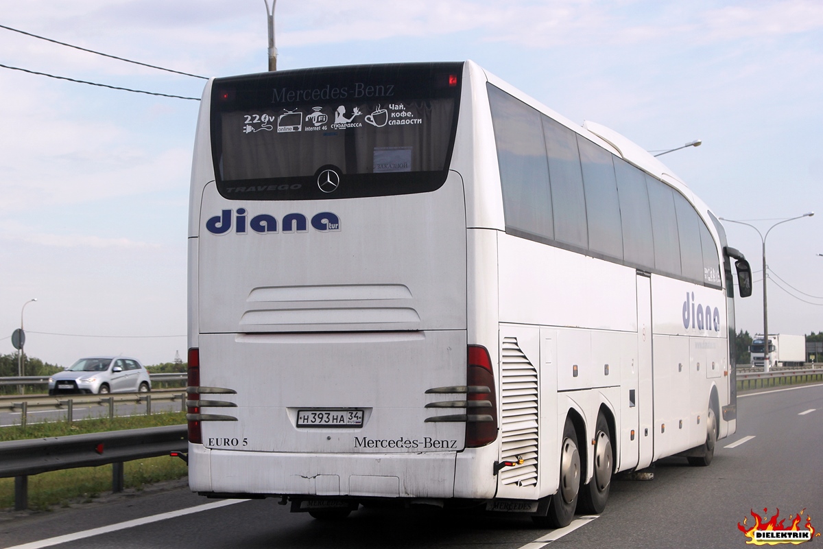 Волгоградская область, Mercedes-Benz Travego II L 17SHD № Н 393 НА 34