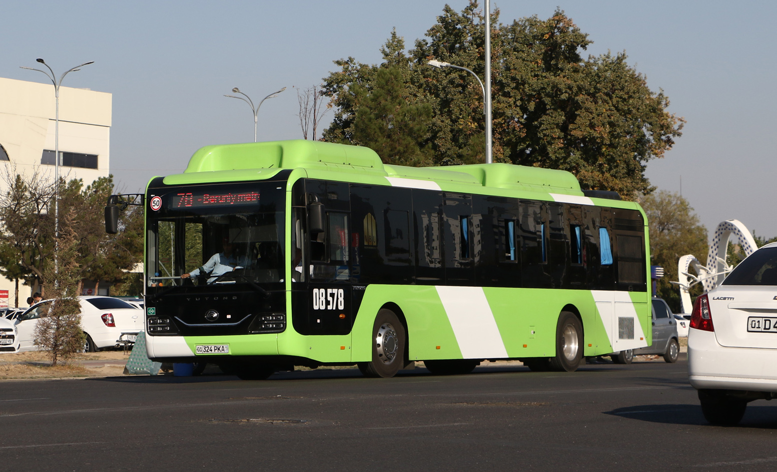 Узбекистан, Yutong ZK6126HG № 08578